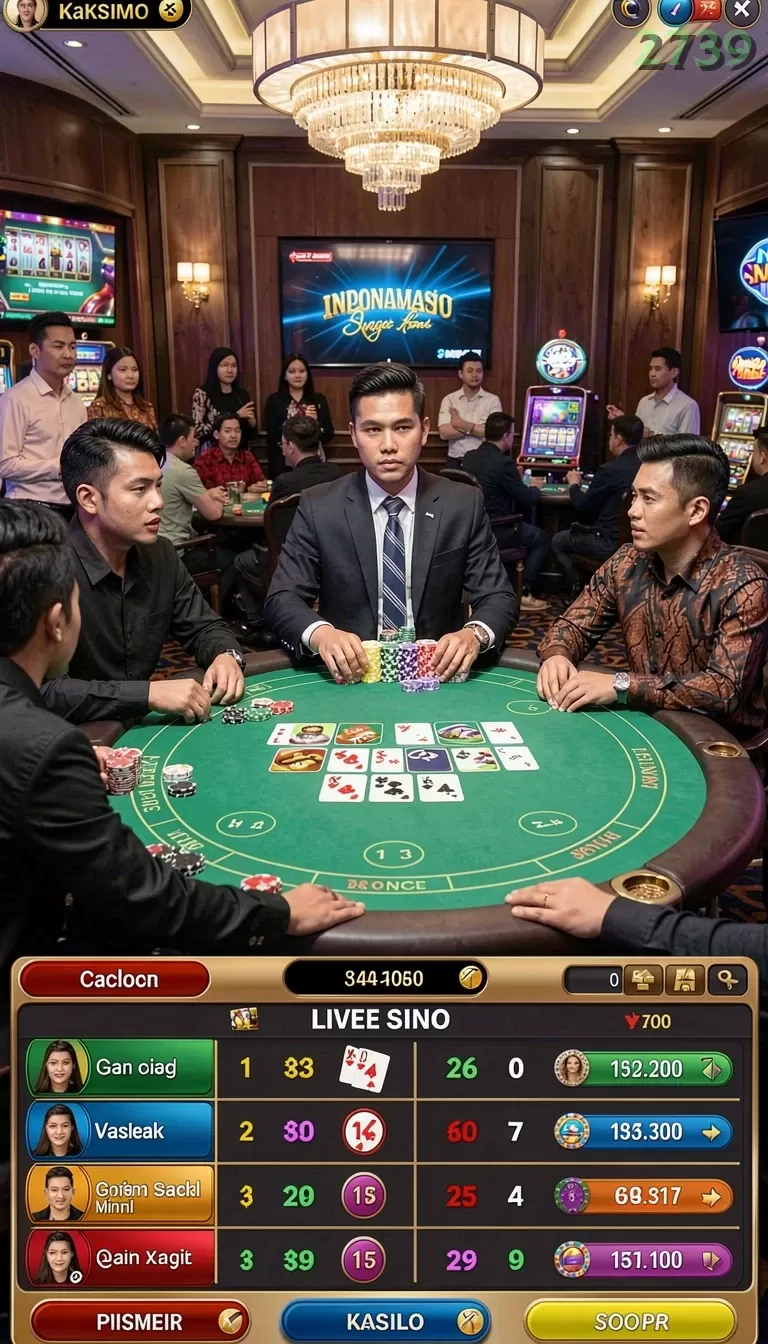 Cuplikan layar ASG55 — menu navigasi