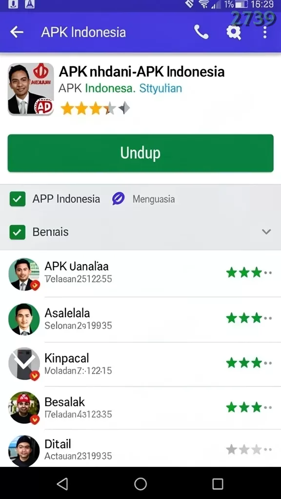 Cuplikan layar GOIDEN1000 — halaman utama